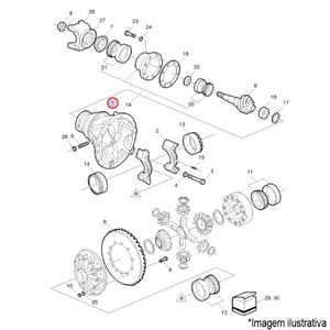 CARCAÇA DIFERENCIAL 4.10 CAMINHÃO/ÔNIBUS VOLVO