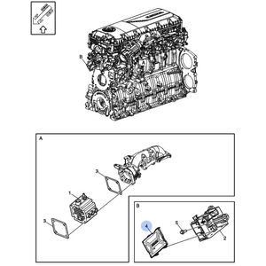 TAMPA DO PREAQUECEDOR CAMINHÃO/ÔNIBUS VOLVO
