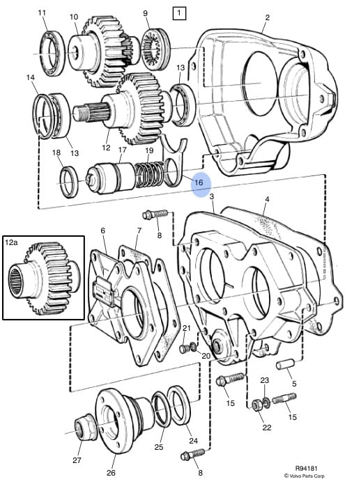 GARFO SELETOR CAMINHÃO VOLVO