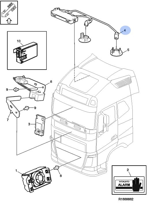 SENSOR CAMINHÃO VOLVO - Dex Peças
